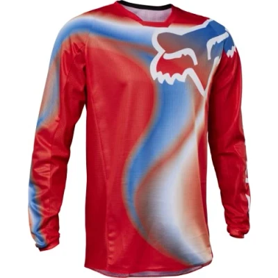Afbeelding van FOX 180 Toxsyk Motorcross jersey, rood, afmeting M voor man