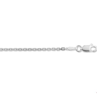 Afbeelding van Zilveren Ketting Anker Geslepen 1,6 mm x 45 cm lang