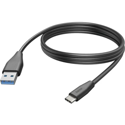 Afbeelding van Hama Oplaadkabel Usb C A 3 M Zwart