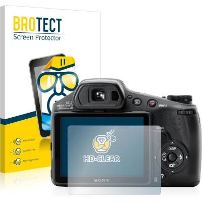 Afbeelding van BROTECT Screenprotector voor Sony Cyber Shot DSC HX200V Folie Beschermfolie transparant (2 Stuks)