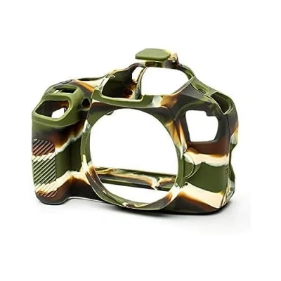 Afbeelding van easyCover silicone camera case beschermhoes voor Canon 1300D / 2000D 4000D (camouflage)