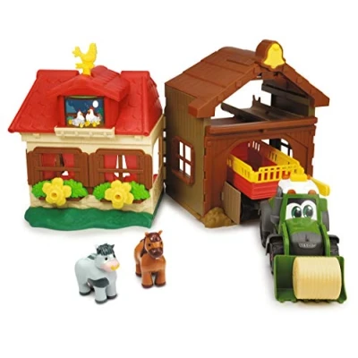 Afbeelding van Dickie Toys 203818000 Happy Farm House, avontuur op de boerderij, set voor kinderen vanaf 1 jaar, tractor, met dieren, licht en geluid