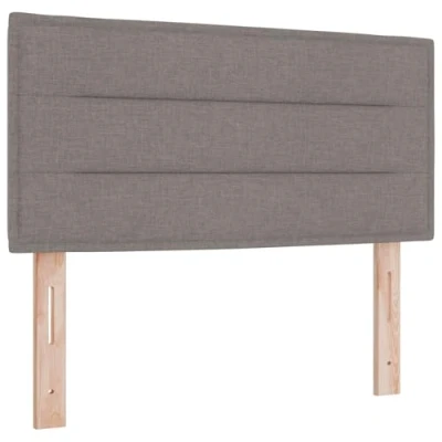 Afbeelding van vidaXL Hoofdbord Taupe Hout 80 x 7 78 cm Gestoffeerd