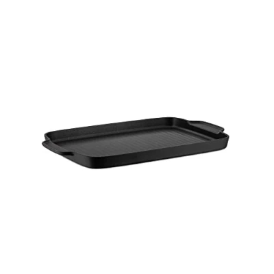 Afbeelding van Alessi Mami 3.0SG123/38 Grillpan, aluminium, zilver, 38,40 x 23,60 2,70 cm, eenheden, 1,0