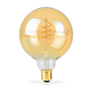 Afbeelding van LED lamp E27 Globe Nedis (3.8W, 250lm, 2100K, Dimbaar)