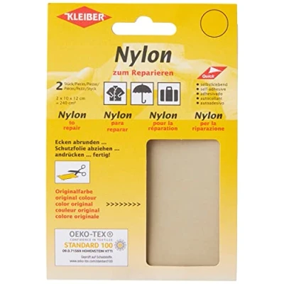 Afbeelding van Kleiber zelfklevend reparatiemateriaal van nylon, lichtgrijs
