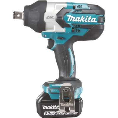 Afbeelding van Makita DTW1001RTJ 18V Li ion accu slagmoersleutel set (2x5.0Ah) in Mbox 3/4&quot; koolborstelloos