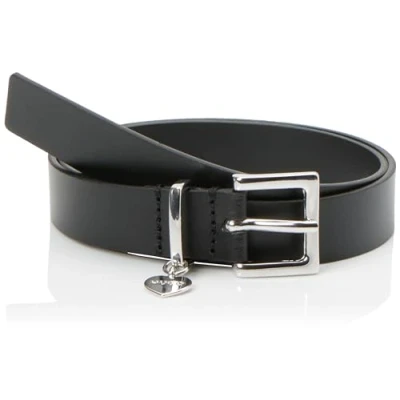 Afbeelding van HUGO Amelia Riem, Dames, Maat: 90, Black