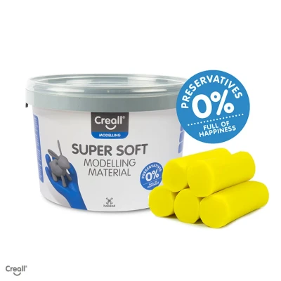 Afbeelding van Creall Supersoft klei Geel, 1750gr.