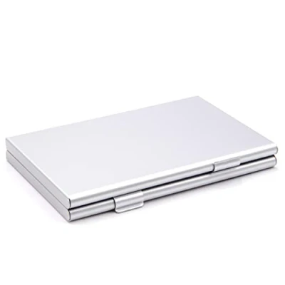 Afbeelding van vhbw Etui voor 24x Micro SD/Transflash geheugenkaarten Case zilver