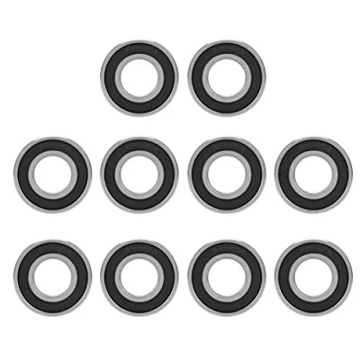 Afbeelding van Akozon gegroefde kogellagers 10 stuks 6002 2RS rubber verzegeld groefkogellagers 15 mm * 32 9