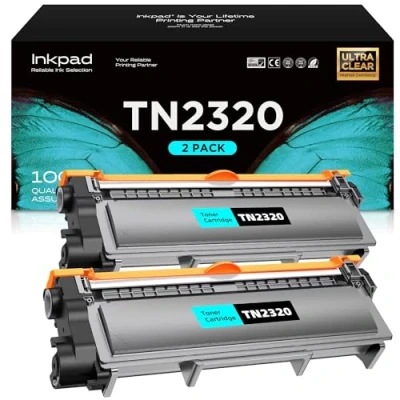 Afbeelding van iNKPAD TN2320 toner compatibel met Brother TN 2320 2310 voor MFC L2700DW L2700DN HL L2340DW L2300D L2720DW DCP L2520DW L2540DN L2740DW L2360DN