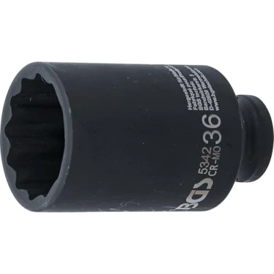 Afbeelding van BGS Kracht dopsleuteldop twaalfkant 1/2&quot; 36 mm