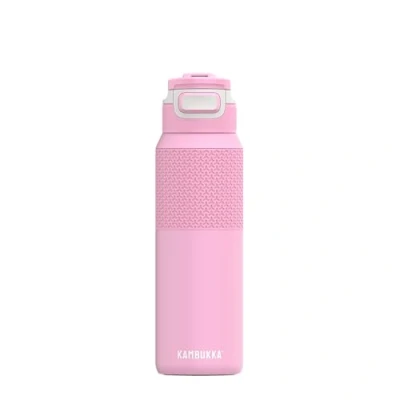 Afbeelding van Kambukka Elton geïsoleerde waterfles 1L Pink Ambition met 3 in 1 lid en makkelijke reiniging drinkfles