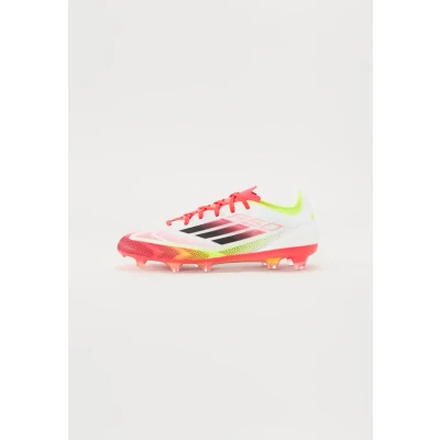 Afbeelding van adidas Performance F50 PRO FIRM Ground Voetbalschoenen met kunststof noppen, Heren, Maat: 43 1/3, White/core black/solar yellow Schoenen
