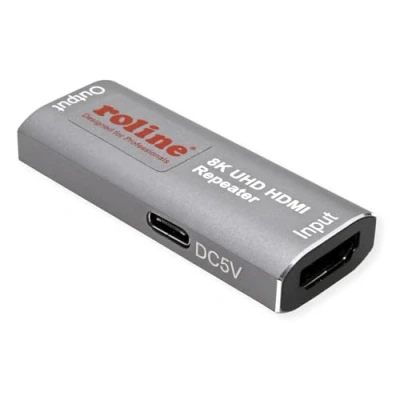 Afbeelding van Roline HDMI repeater, 8K60, &lt; 10m (0.01 m, HDMI), Videokabel