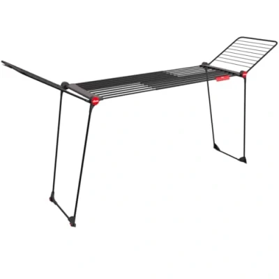 Afbeelding van Vileda Infinity Flex Ultimate, telescopisch droogrek, groot wasrek, extra stabiele structuur, minder sporen door XXL buizen, hoge droogvleugels, reeds gemonteerd droogrek