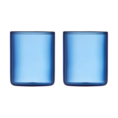 Afbeelding van Lyngby Glas Torino Shotglas 6 cl 2 st. Blauw