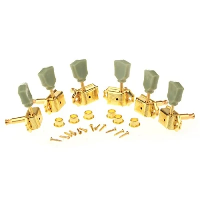 Afbeelding van Musiclily 3L3R Gitaar Tuners Stemmechanieken Tuning Pegs Keys Machine Heads voor Les Paul Elektrische Akoestische Gitaar, Goud