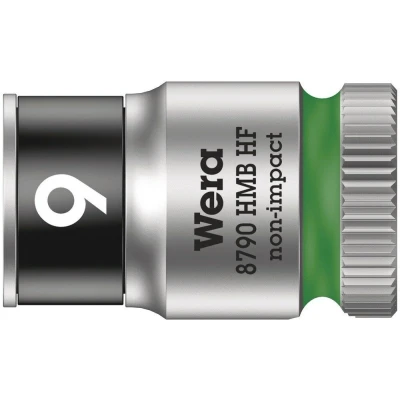 Afbeelding van Wera 8790 HMB HF Zyklop hand en machine dopsleutel 3/8&quot; 9 x 29mm