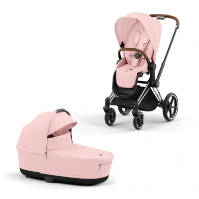 Afbeelding van Cybex Platinum Priam Lux Reiswieg Peach Pink