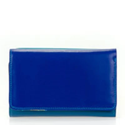 Afbeelding van Mywalit Medium Tri Fold Wallet Outer Zip Portemonnee Seascape