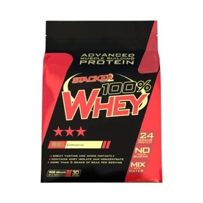 Afbeelding van Stacker 2 100% Whey Protein 908 gram Cappuccino