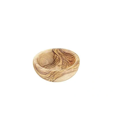 Afbeelding van APS Schaal OLIVE Ø 10 cm, H: 4 cm olijfhout 0,1 liter (elk deel is uniek. Kleur en nerf kunnen afwijken.)