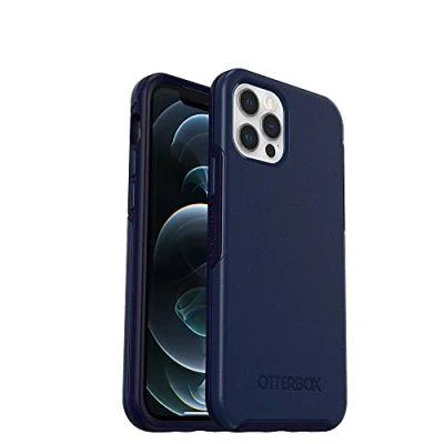 Afbeelding van OtterBox Symmetry+ Magsafe Case Geschikt voor Apple iPhone 12 Pro Max Blauw