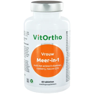 Afbeelding van Gratis Verzending: 2x Vitortho Meer In 1 Vrouw 60 tabletten