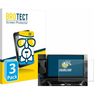 Afbeelding van BROTECT Screenprotector voor Dacia Duster Infotainment System (2024) Folie Beschermfolie Beschermglas transparant (3 Stuks)