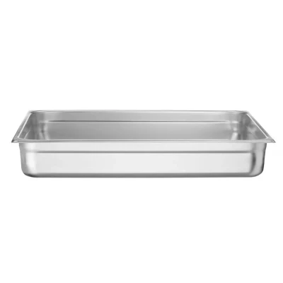 Afbeelding van Hendi Gastronormbak 2/1, RVS, 10 cm diepte, 53(b)x65(d)x10(h)cm, 801123