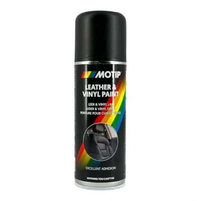 Afbeelding van motip leather spray zwart 04230 200 ml