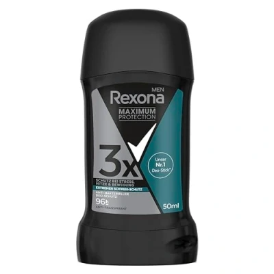 Afbeelding van Rexona Men Maximum Protection deo Stick, antibacteriële deodorant, 96 uur bescherming tegen zweet en lichaamsgeur, 50 ml