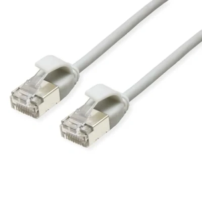 Afbeelding van ROLINE F/UTP DataCenter Patchkabel Cat.6A (Class EA), LSOH, extra dun, grijs, 5 m