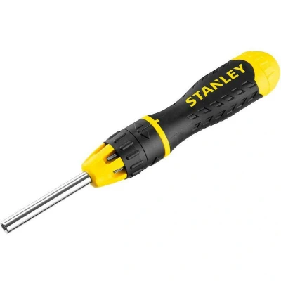 Afbeelding van Stanley multibit schroevendraaier met ratel incl 10 bits magnetische bithouder