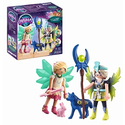 Afbeelding van Playmobil Adventures OF Ayuma Crystal AND MOON Fairy WITH TOTE Miniaturen voor kinderen, Maat: One Size, Multi coloured