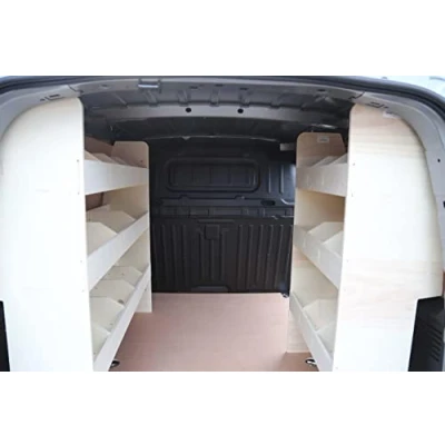 Afbeelding van VANIFY Gemaakt voor de RENAULT KANGOO L2 (SWB) 2008+ bedrijfswageninrichting bestelbus stellingkast, Dubbele bestelwagenrekken