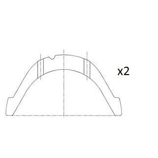 Afbeelding van Fai Autoparts Krukasafstandsschijf BT3013 STD