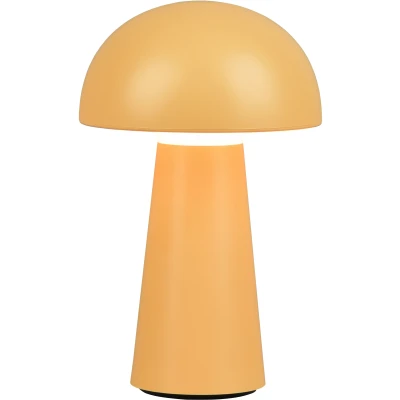 Afbeelding van REALITY LENNON Tafellamp Oker geel incl. 1x SMD 2W Oplaadbare Buitenlamp Dimbaar Buitenverlichting IP44