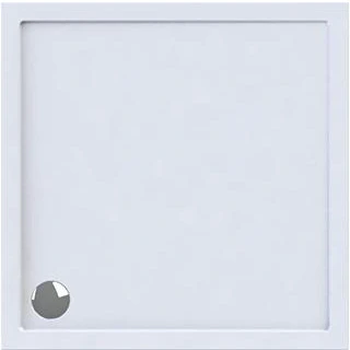 Afbeelding van WISA Maia rechthoekige douchebak wit 900 x 800 50