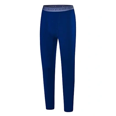 Afbeelding van Black Crevice merino onderbroek voor heren, hoogwaardig ondergoed merinowol, 70% merinowol en 30% PES, temperatuurregulerende staalblauw/bosgroen, XL