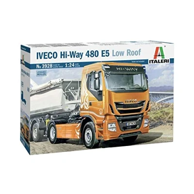 Afbeelding van 1:24 Italeri 3928 IVECO HI WAY 480 E5 LOW ROOF Plastic Modelbouwpakket