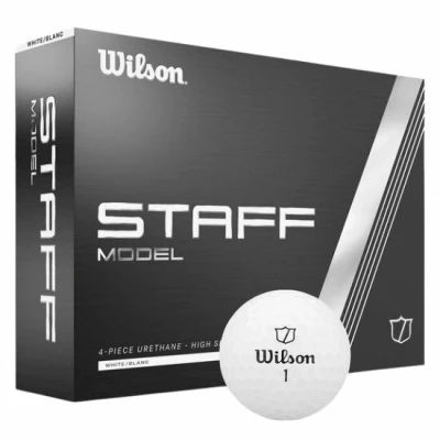 Afbeelding van Wilson Staff Model Golfballen 2024 Wit 12 Stuks