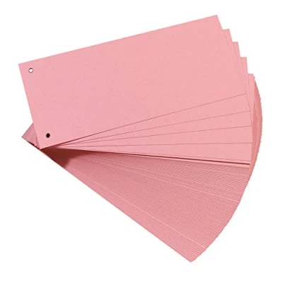 Afbeelding van Herlitz 10843498 scheidingsstroken roze 100 stuks