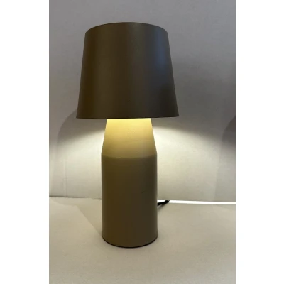 Afbeelding van ETH Aron tafellamp 1x E27 h269xd110 taupe