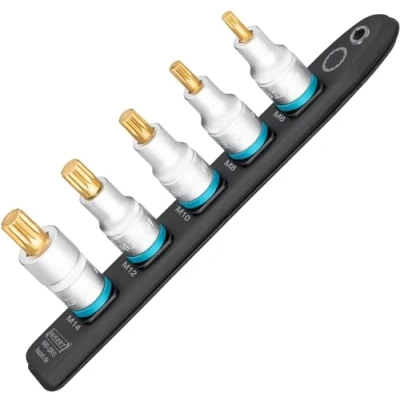 Afbeelding van Hazet 990 SR/5 Veeltand (XZN) Houderstrip 5 delig Vierkant, 1/2 (12.5 mm)