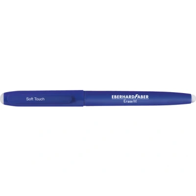 Afbeelding van 12x Rollerbal Eberhard Faber erase it blue