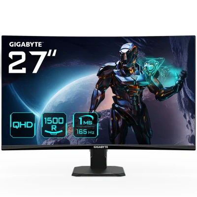 Afbeelding van GIGABYTE GS27QC computer monitor 68,6 cm (27 ) 2560 x 1440 Pixels Quad HD LCD Zwart