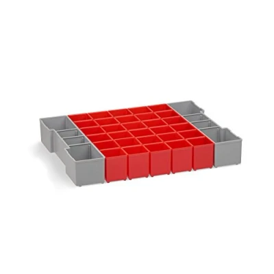 Afbeelding van Bosch Sortimo L BOXX 102 Inzetbakjesset A3, eersteklas sorteerdozen voor kleine onderdelen, ideaal opbergsysteem schroeven